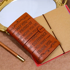 Vintage Portable Notebook 140 Pages Holiday Inspiration Perfect Gift