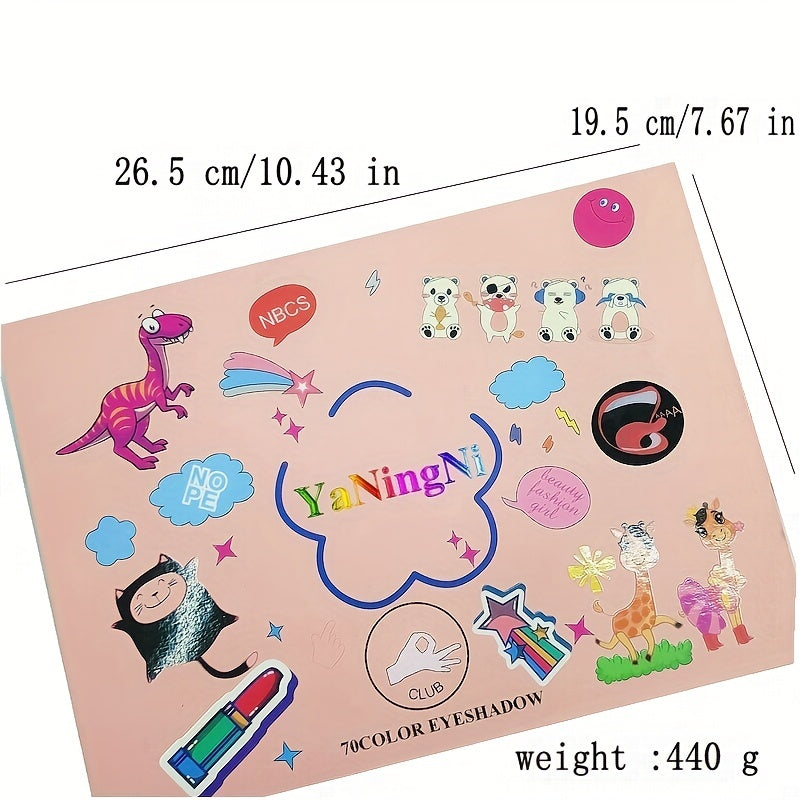 70 Eyeshadow Palette Shimmer Matte Finish