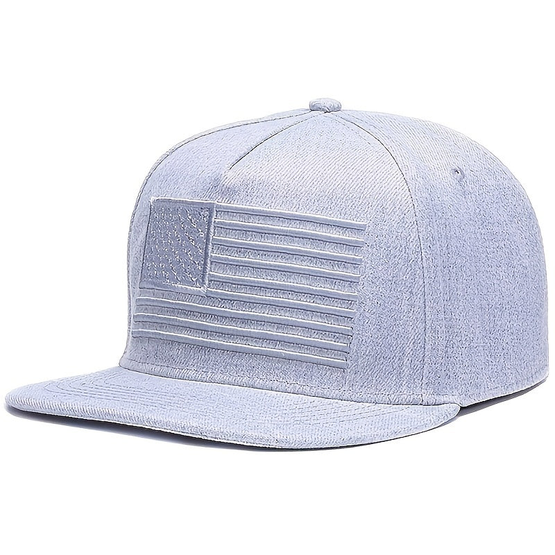 Men's American Flag Embroidered Hip Hop Baseball Cap