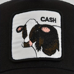Farm Trucker Hat Unisex Animal Mesh Trucker Hat Strapback Square Patch