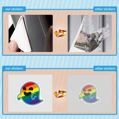 100pcs Gay Pride Stickers Rainbow Designs Scrapbooking Diaries Bottles Hard Hats