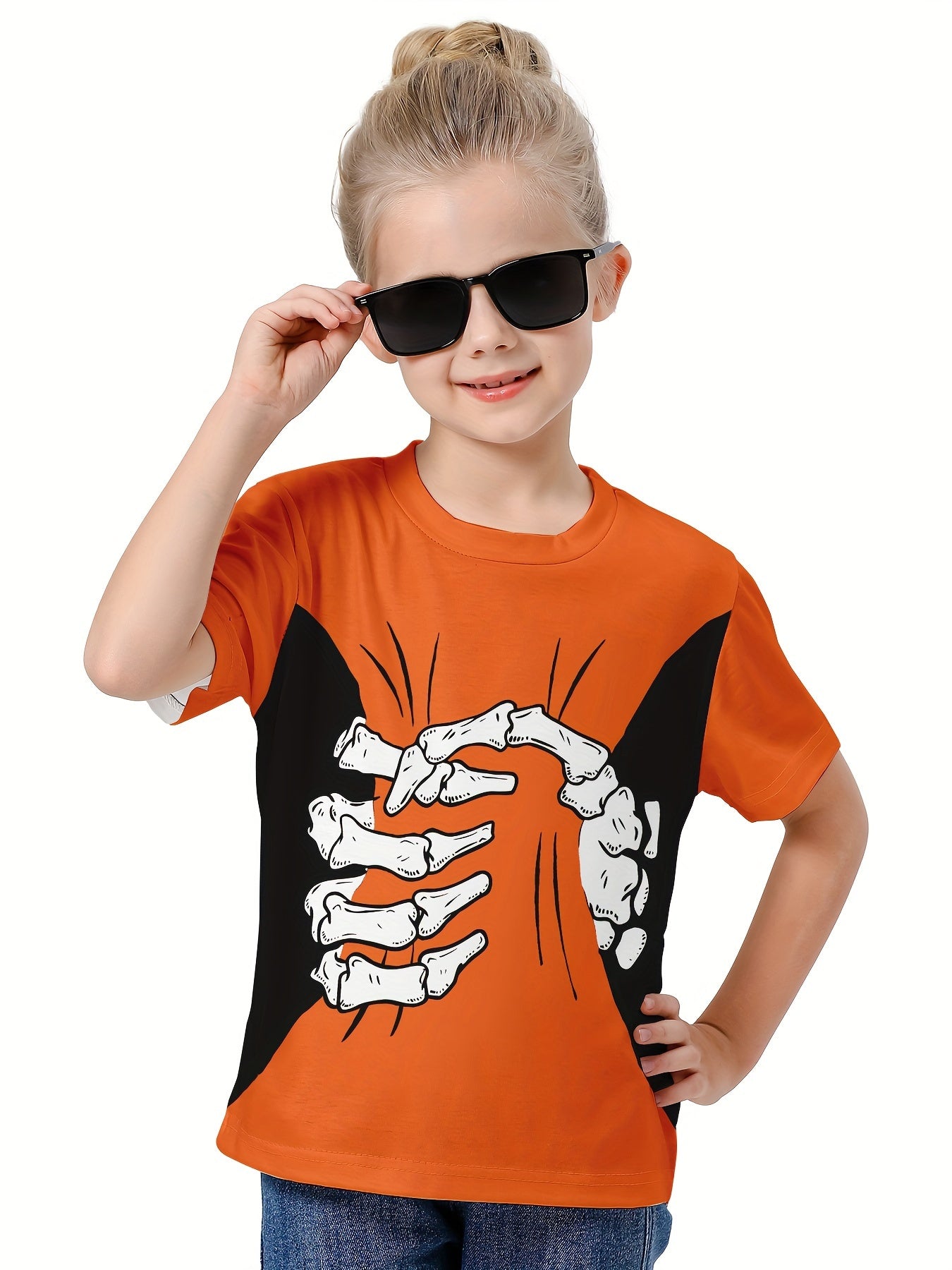 Comfy 3D Pattern Crew Neck Short Sleeve T shirt Summer Clothes Sports