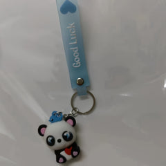 Panda Doll Keychain Pendant Car Bag Decoration