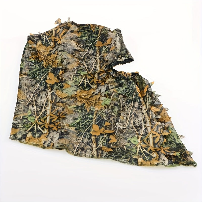 Polyester 3D Full Face Mask Headwear Camo Hunter Halloween Costume