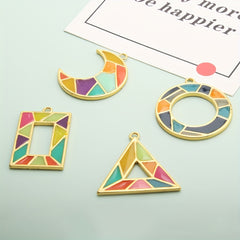 10pcs Ocean Cat Frame Bezel UV Epoxy Resin Molds DIY Jewelry