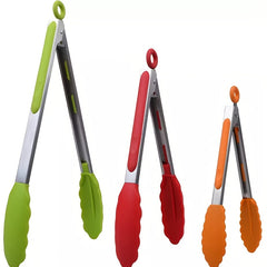 Non Stick Cooking Tong with Silicone Tips Kitchen Tong 9/12 Inch