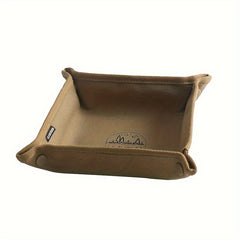 Portable Folding Storage Tray for Camping and Travel