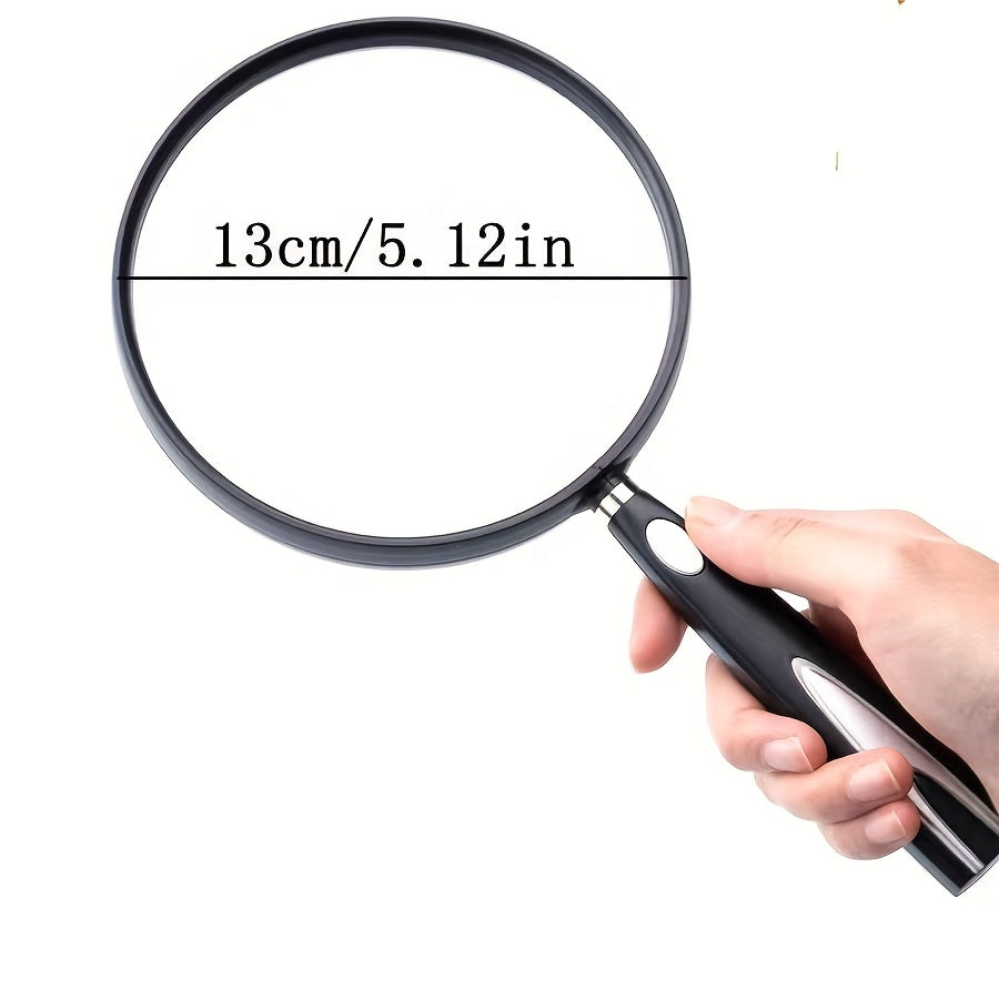 Handheld Magnifying Glass for Elderly Reading, Large HD Mirror Glass