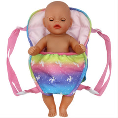 17 18 Inch Doll Backpack With Newborn Doll Clothing Accessories