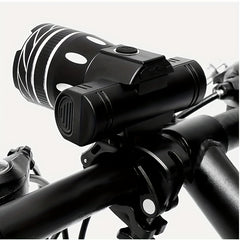 Waterproof USB Rechargeable Bicycle Light 3 Light Modes & Detachable 18650