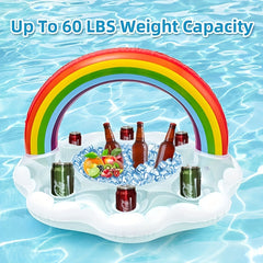 Inflatable Bottle Cup Coaster for Pool Party