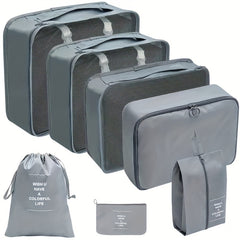 7pcs Travel Storage Bags Portable Clothes Shoes Luggage Storage Bag