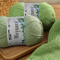 5 Rolls Cotton/Acrylic Yarn for DIY Knitting/Crocheting