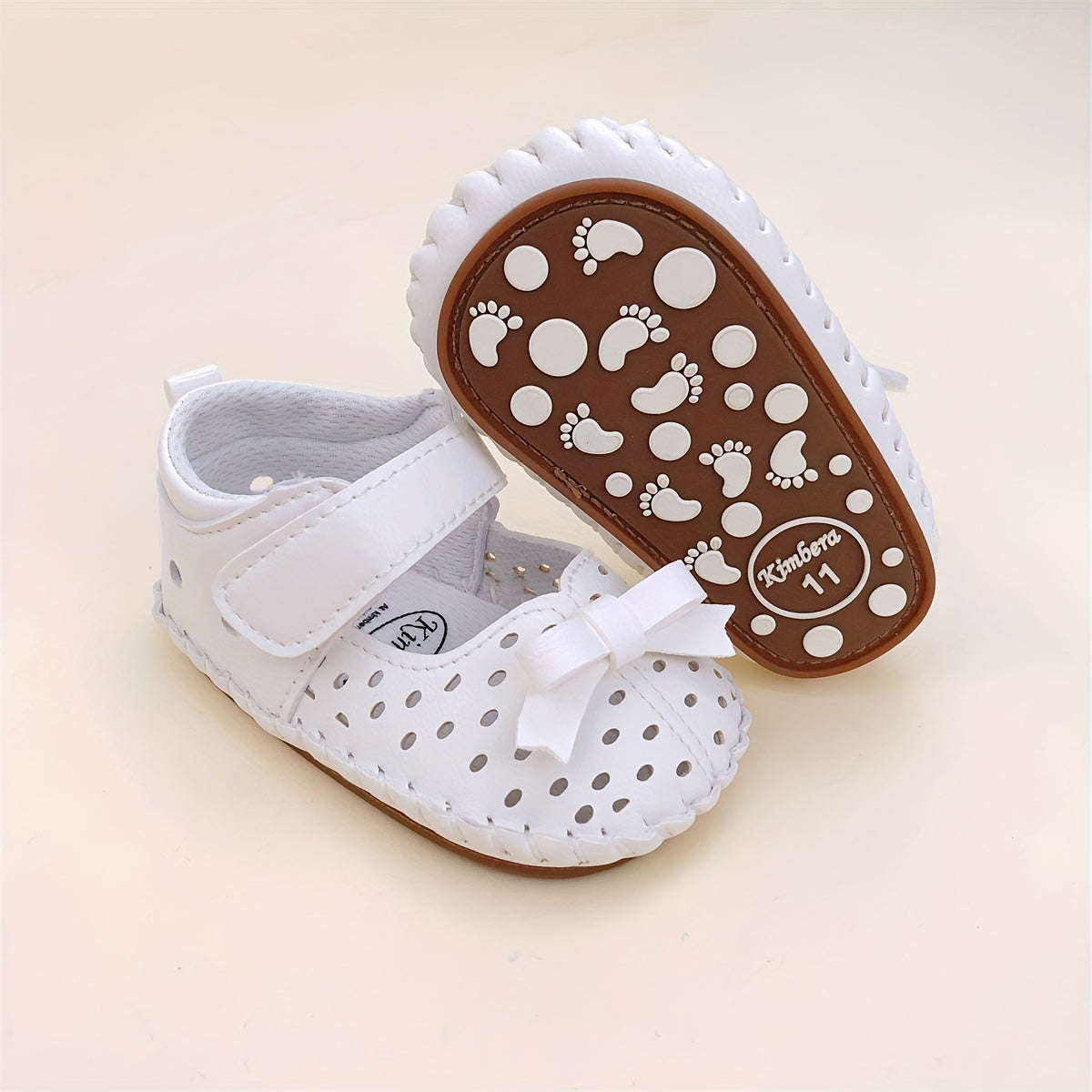 Casual Bowknot Baby Girl Sandals Lightweight Anti Slip Summer Shoes