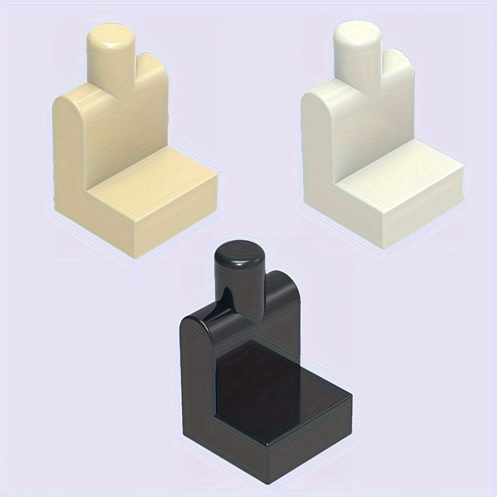 20pcs Building Block Fences, Three Colors for DIY Projects
