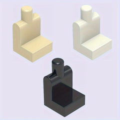 20pcs Building Block Fences, Three Colors for DIY Projects