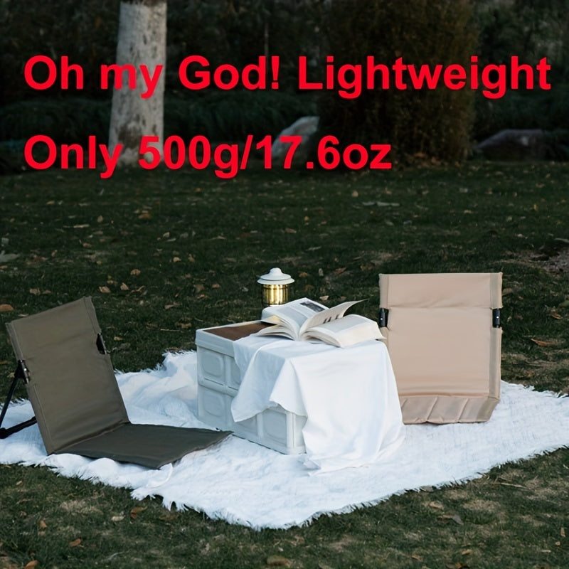 Portable Camping Chair with Storage Bag, Lightweight and Foldable