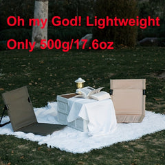 Portable Camping Chair with Storage Bag, Lightweight and Foldable
