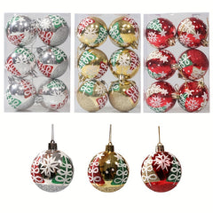 6pcs Hand-painted Christmas Ball Decoration