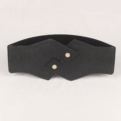 Women's Wide Elastic Waist Belt Dress Jumpsuit Coat Stretchy Dress Belts