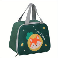 Children Insulation Bag Lunch Box Student Dinosaur Fox Lunch Bag Cartoon