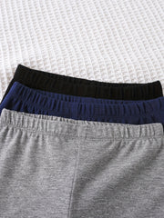 3pcs Toddler Girls Elastic Waist Leggings Set Spring Summer Clothes