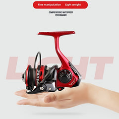 1000 Type 6 2 1 Speed Ratio Spinning Reel Matte Stainless Steel