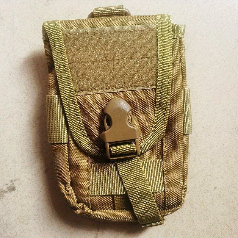 Double Layer Molle Running Belt Bag with Phone Pocket