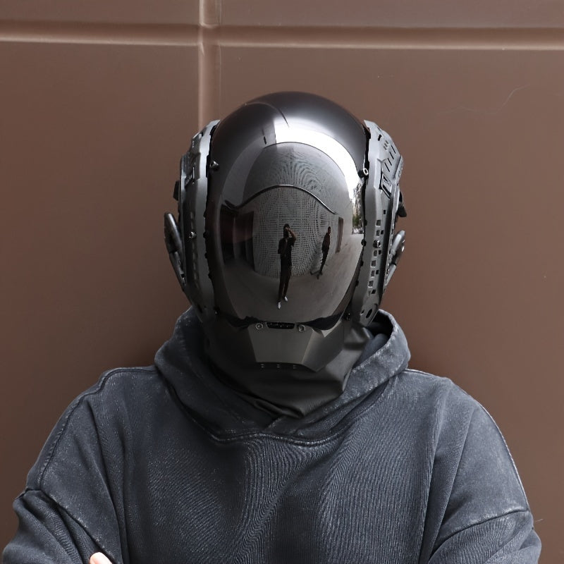 Cyberpunk Mask Cosplay Halloween Mechanical Real life Field Props