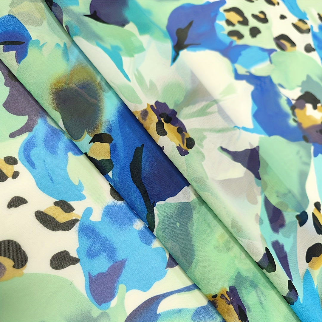 1yd Breathable Chiffon Fabric DIY Clothing Dress Pants Material