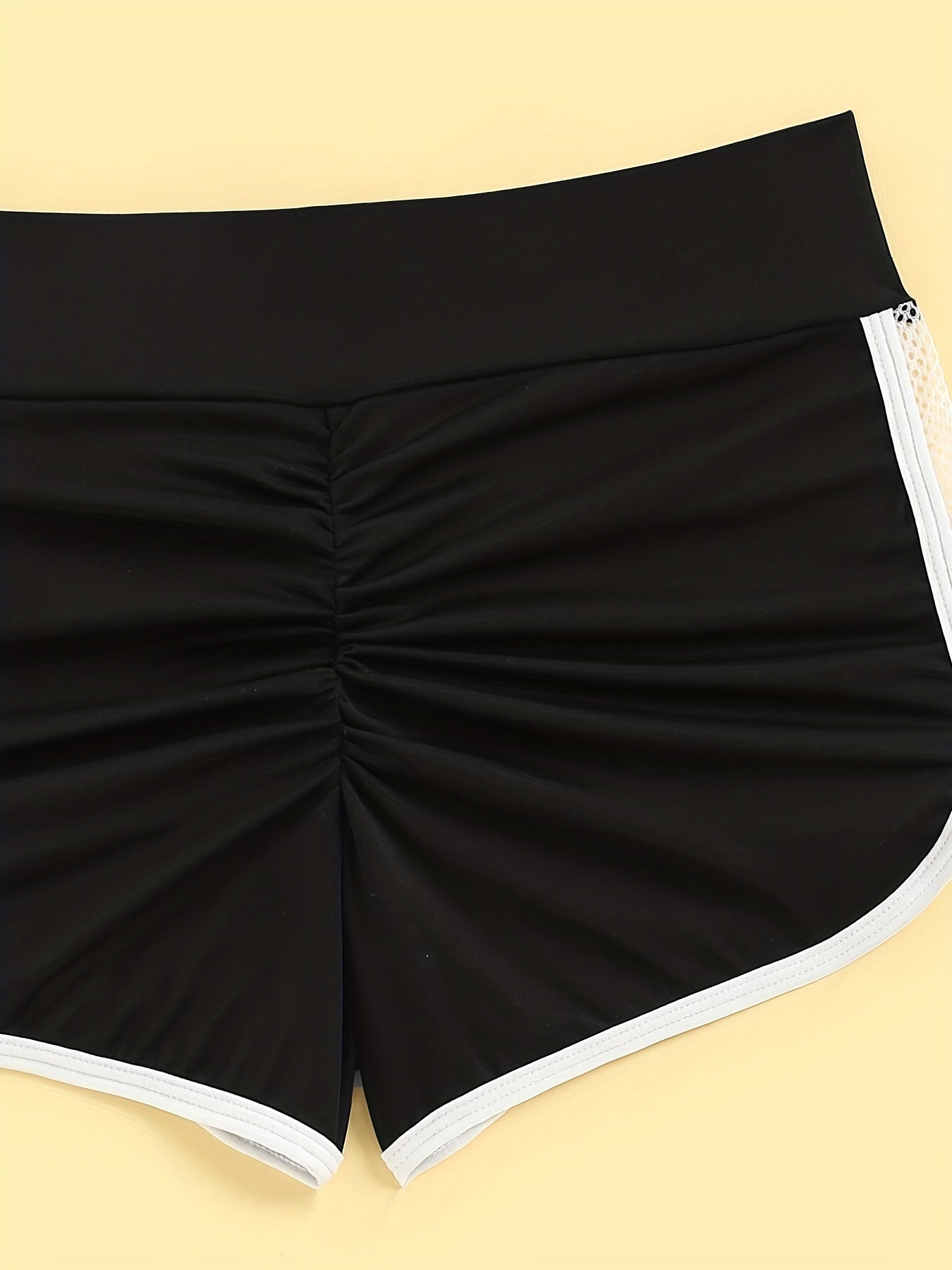 Fishnet Stitching Lounge Shorts for Women