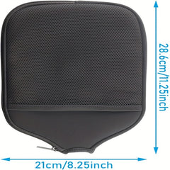 2pcs Pickleball Bag Cover Mesh Pocket Rubber Material Paddle Cover