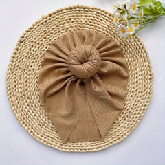 Soft Elastic Strip Flower Baby Hat For Girl