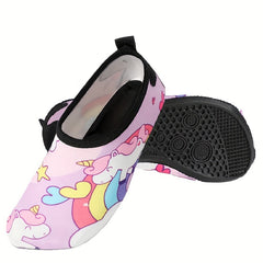 Kids Water Shoes Quick Dry Non Slip Aqua Shoes for Outdoor Activities