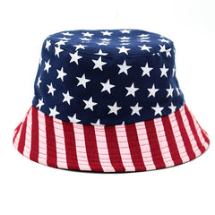 American Flag Star Spangled Fisherman Hat for Men and Women