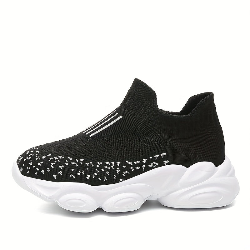 Girls Casual Sock Shoes Knit Lightweight Comfy Sneakers