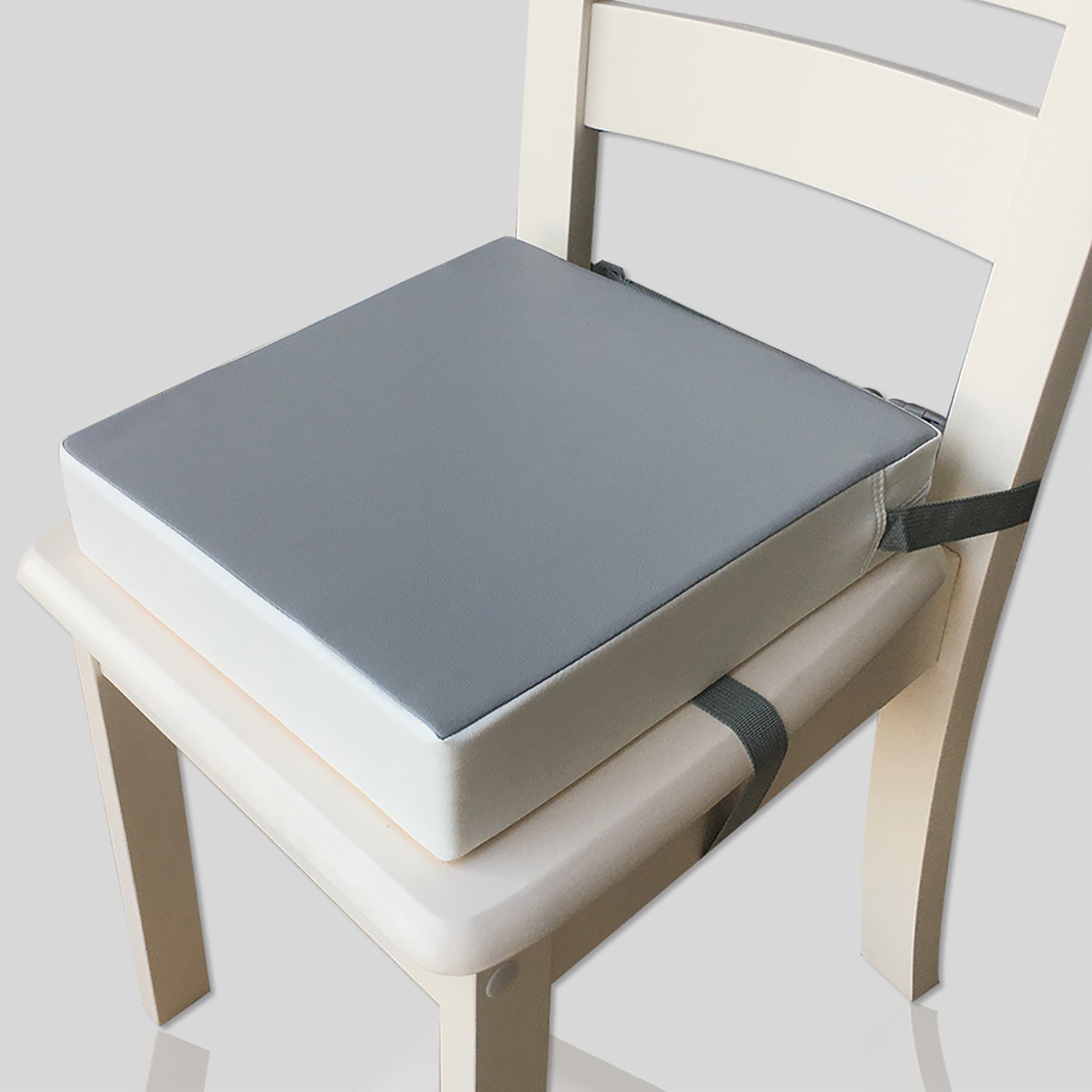 Toddler Booster Seat Dining Table PU Washable Non Slip Double Safe Straps