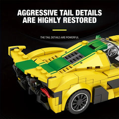 368pcs Reobrix Car Building Blocks Racing Car Building Blocks City Vehicle Build