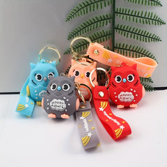 Owl Keychain Pendant for Car Keys Backpacks Wallets