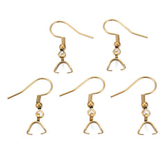 10pcs Stainless Steel Ear Hooks for DIY Earrings Making