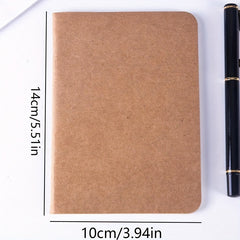 20 Sheets Retro Cowhide Blank Books with Stylish Cover