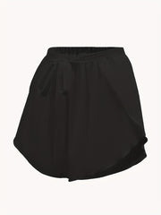 Casual Beach Wear Shorts Tie Waist Women's Clothing