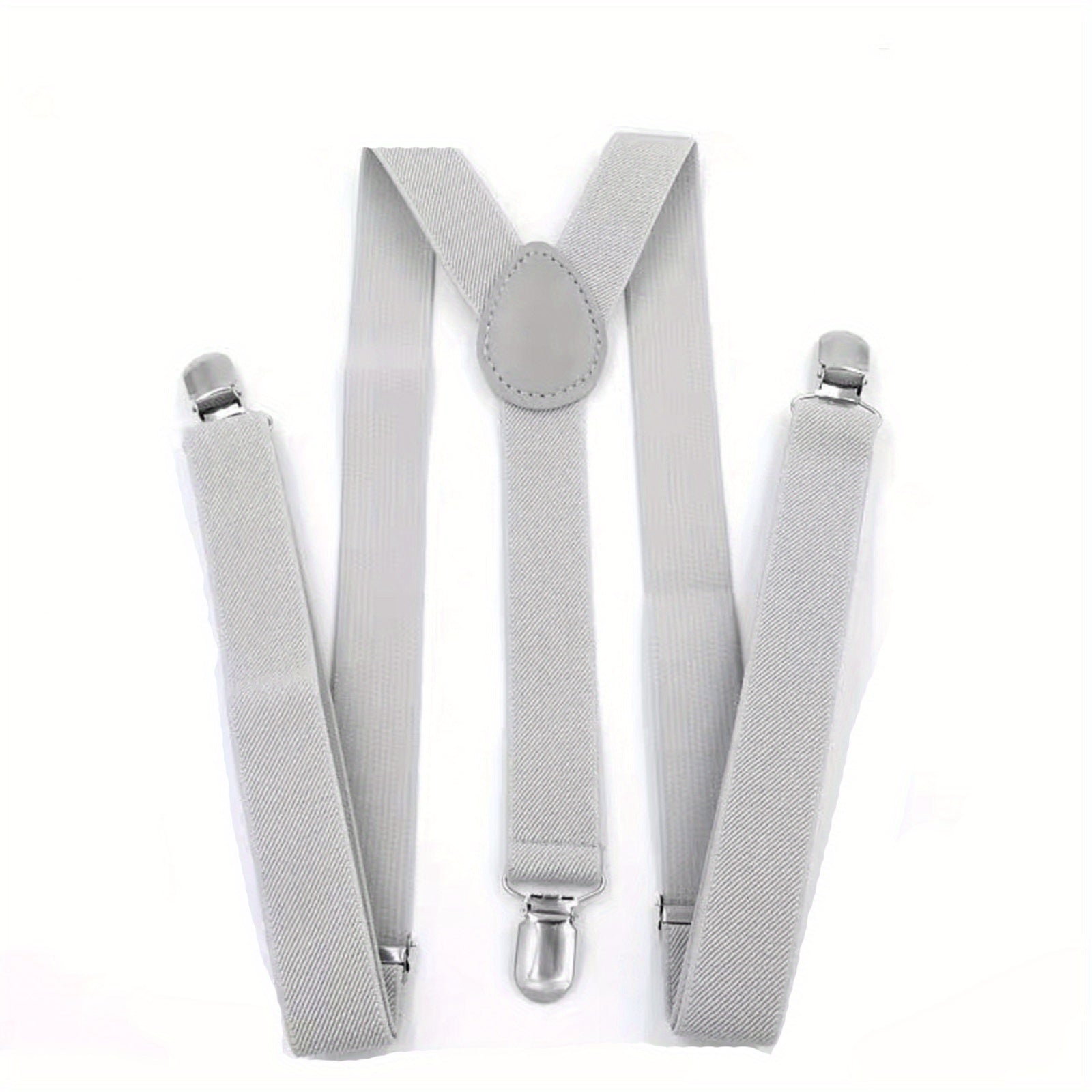 Kids Adjustable Suspenders Y Back With Metal Clips