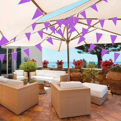 10m Pennant Banners Flags Triangle Bunting Bulk Garland