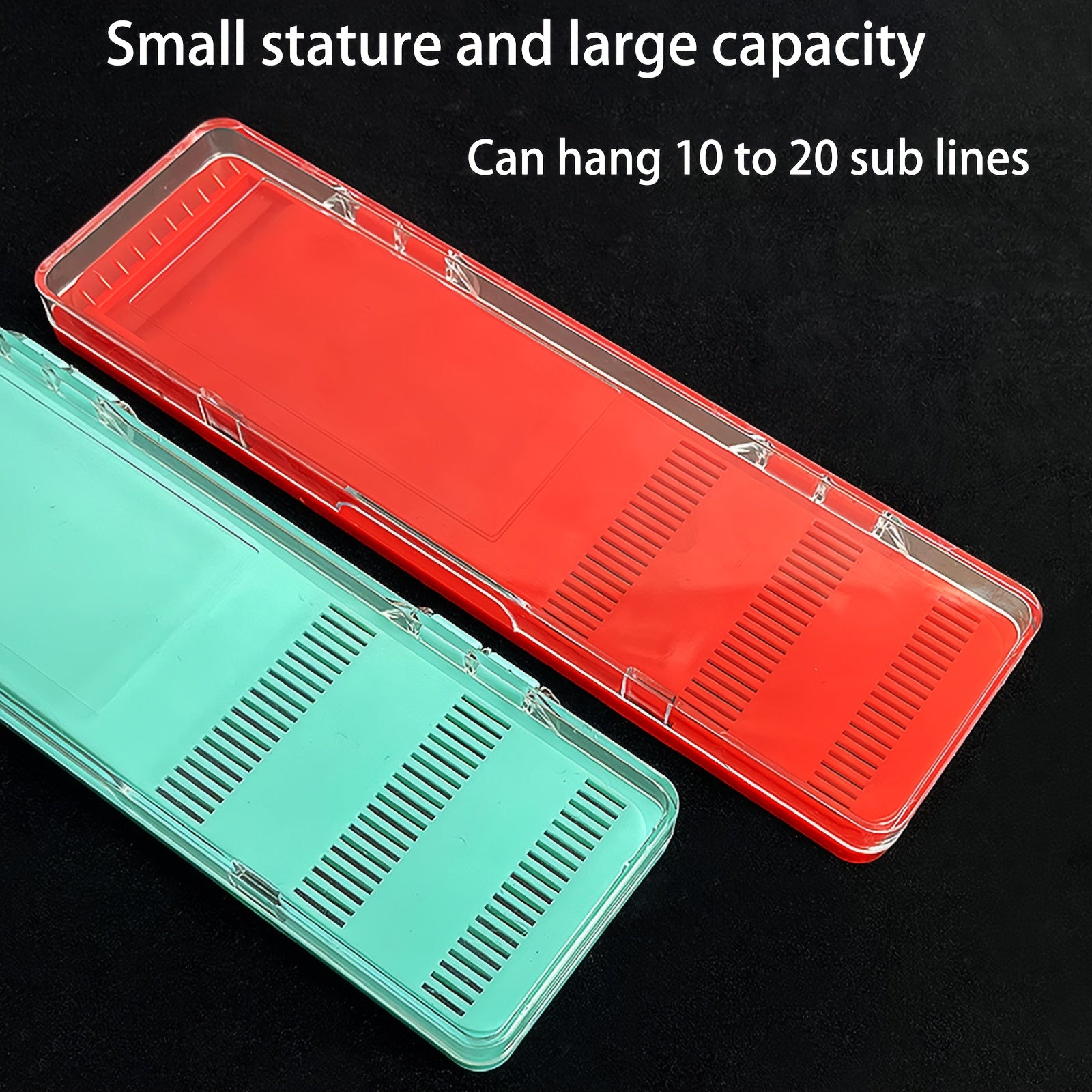 1pc Single Layer Sub Line Box With Hook Groove Short Sub Line Hanging Box