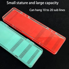 1pc Single Layer Sub Line Box With Hook Groove Short Sub Line Hanging Box