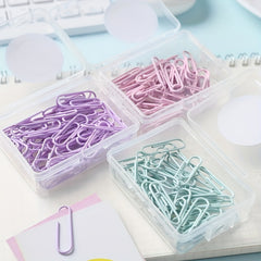 Colorful Paper Clip Creative Paper Clip with Storage Box