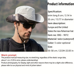 Men's Summer Bucket Hat Camouflage Fisherman Cap