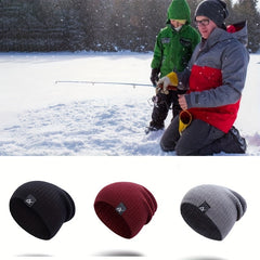 Knitted Warm Hat for Autumn Winter Outdoor Fishing