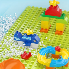 Building Blocks Base Plate 16x16 Studs Big Size 2pcs Set Educational Toys